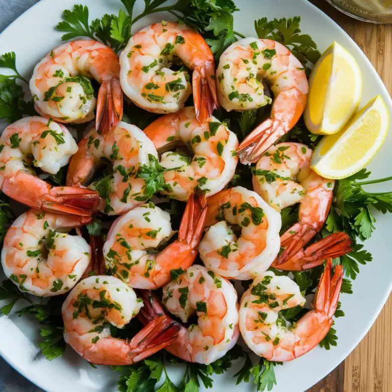 Air Fryer Garlic Butter Shrimp