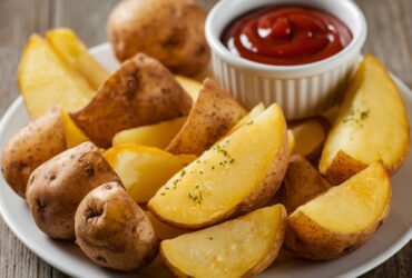 Air Fryer Sliced Potatoes