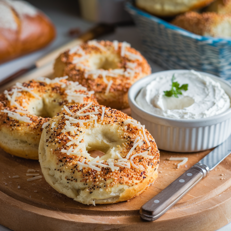 Cottage Cheese Bagels