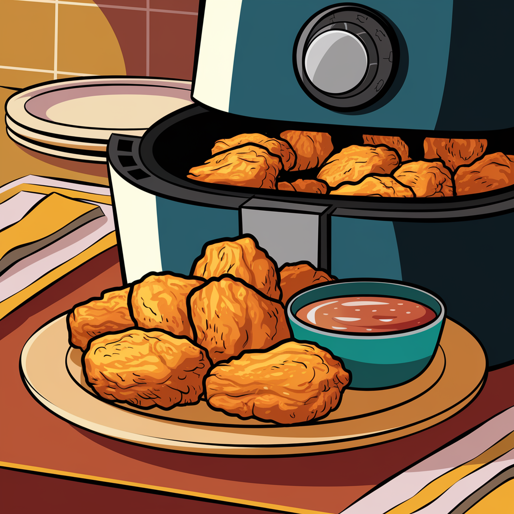 Keto Chicken Nuggets in an Air Fryer