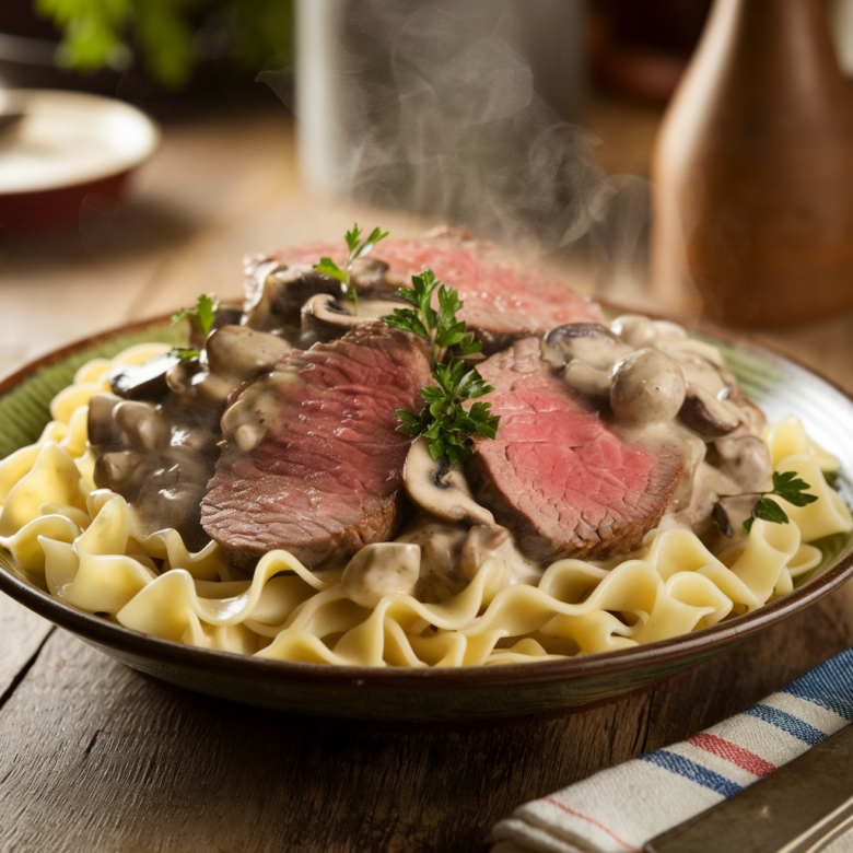 Beef Stroganoff