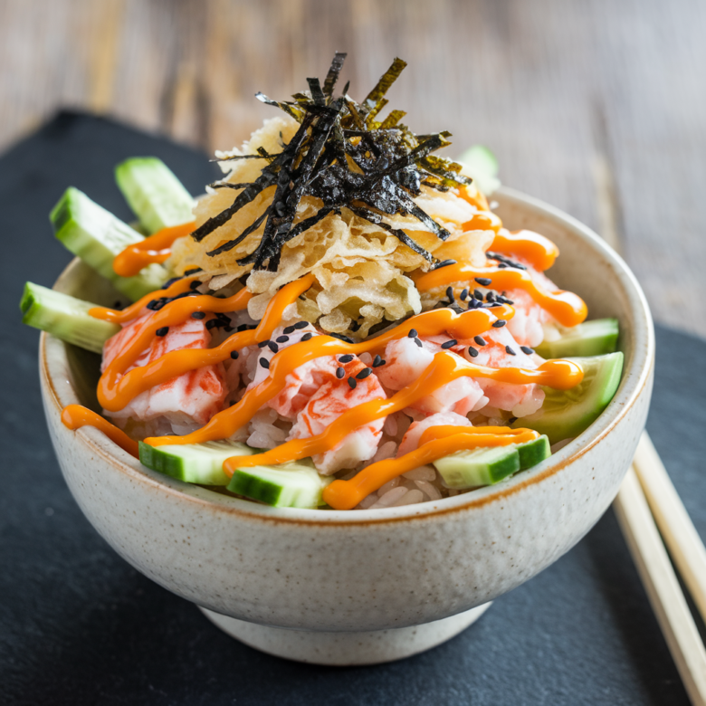 Crunch Roll Sushi Bowl