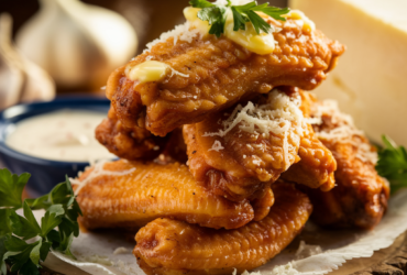 crispy garlic parmesan wings