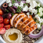 greek chicken bowls