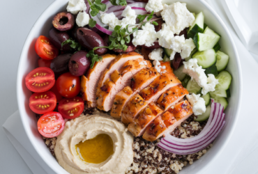 greek chicken bowls