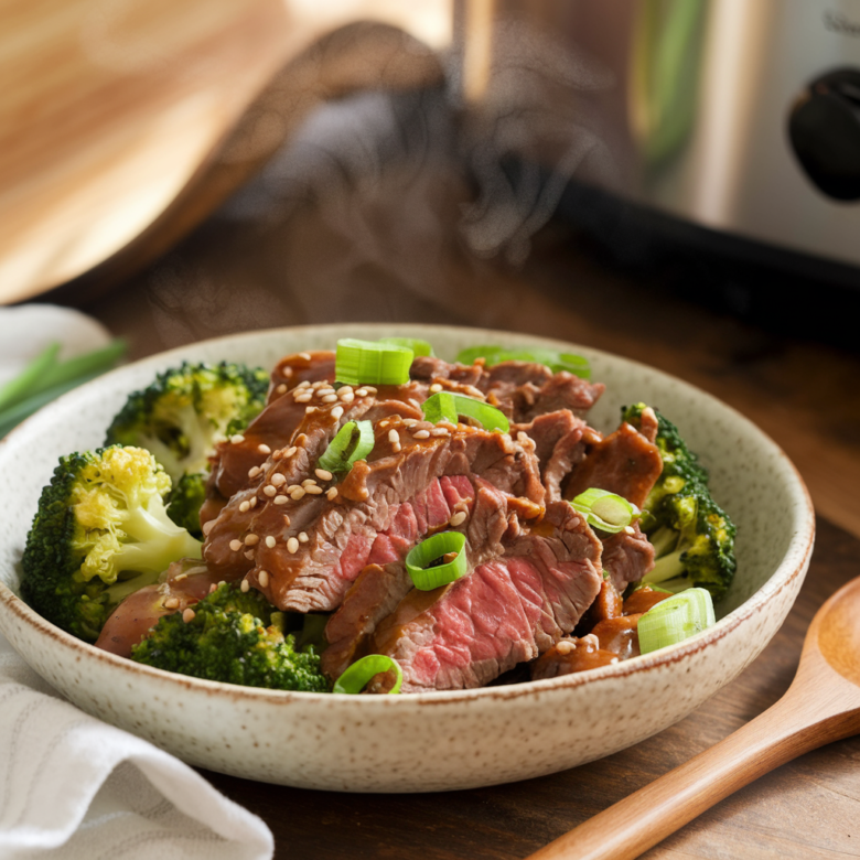 Slow Cooker Beef and Broccoli