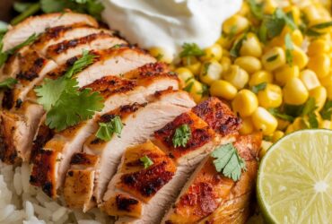 Street Corn Chicken Rice Bow