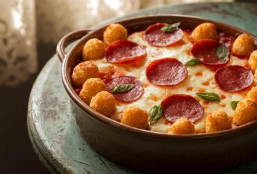 Pizza Tot Casserole