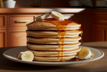 fluffy banana pancakes