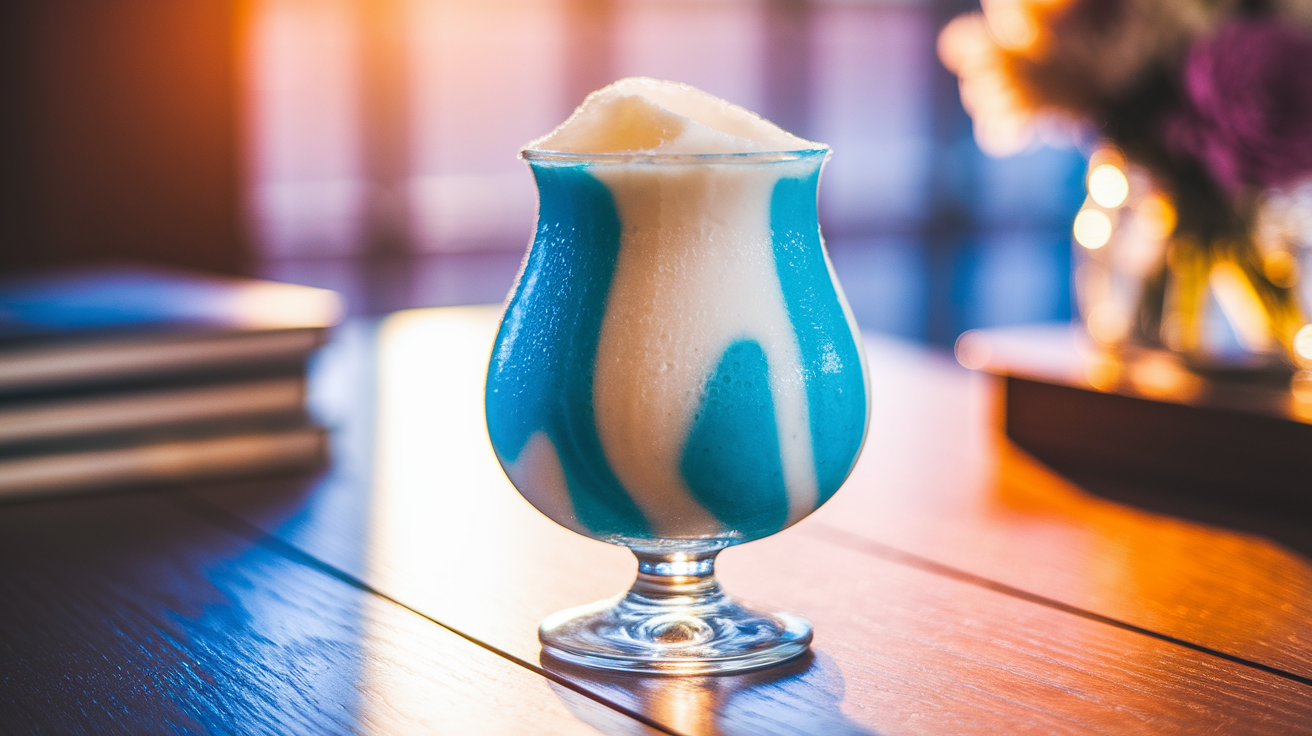 Coconut Cream Blue Raspberry Slushie Recipe