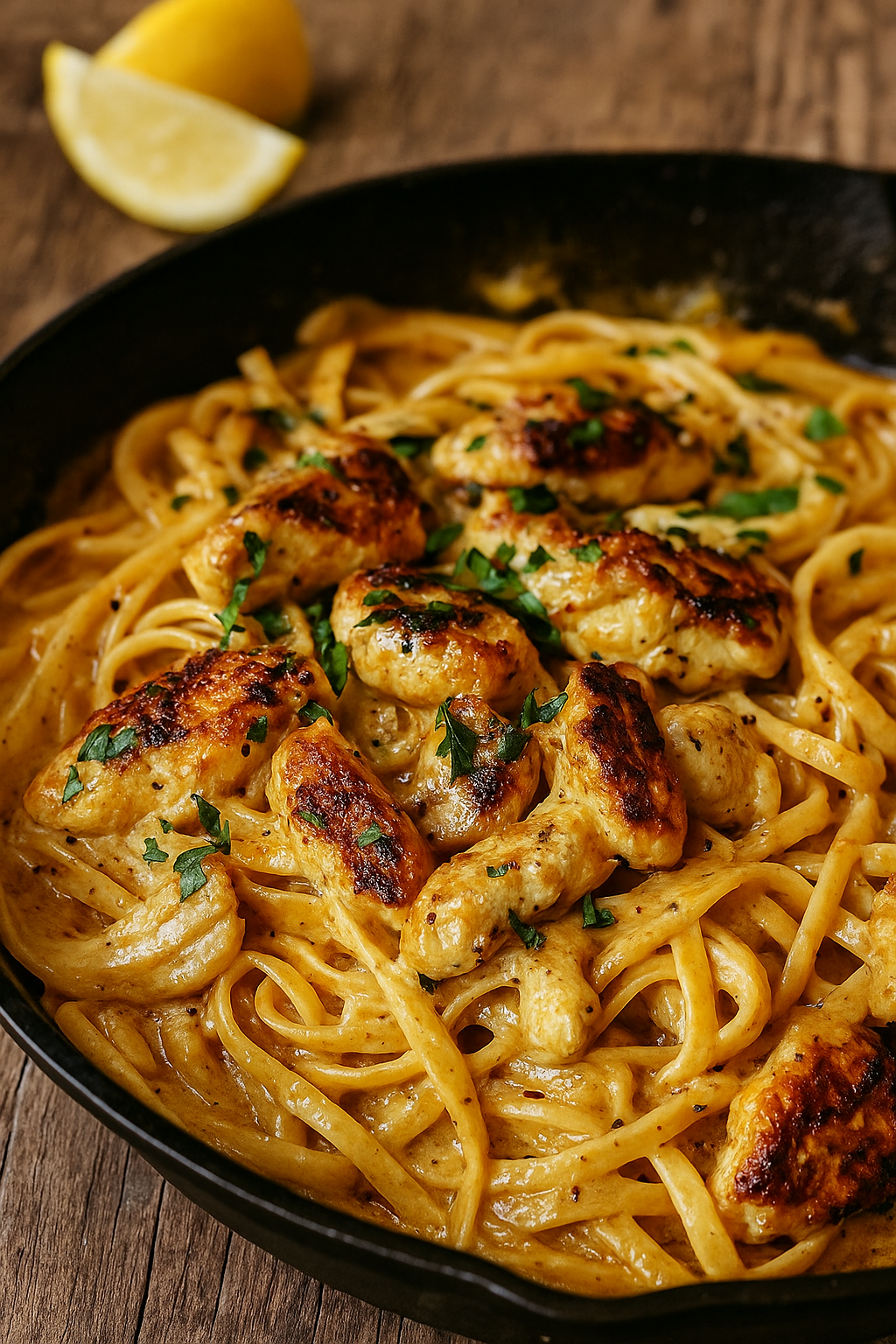 Cowboy Butter Chicken Linguine