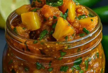 Spicy Pineapple Jalapeño Chutney
