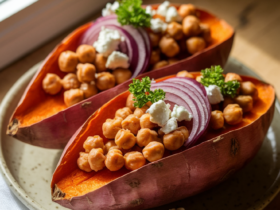 Loaded Roasted Sweet Potato Recipe