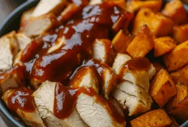 BBQ Chicken Sweet Potato Bowl