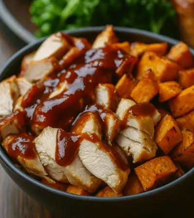 BBQ Chicken Sweet Potato Bowl