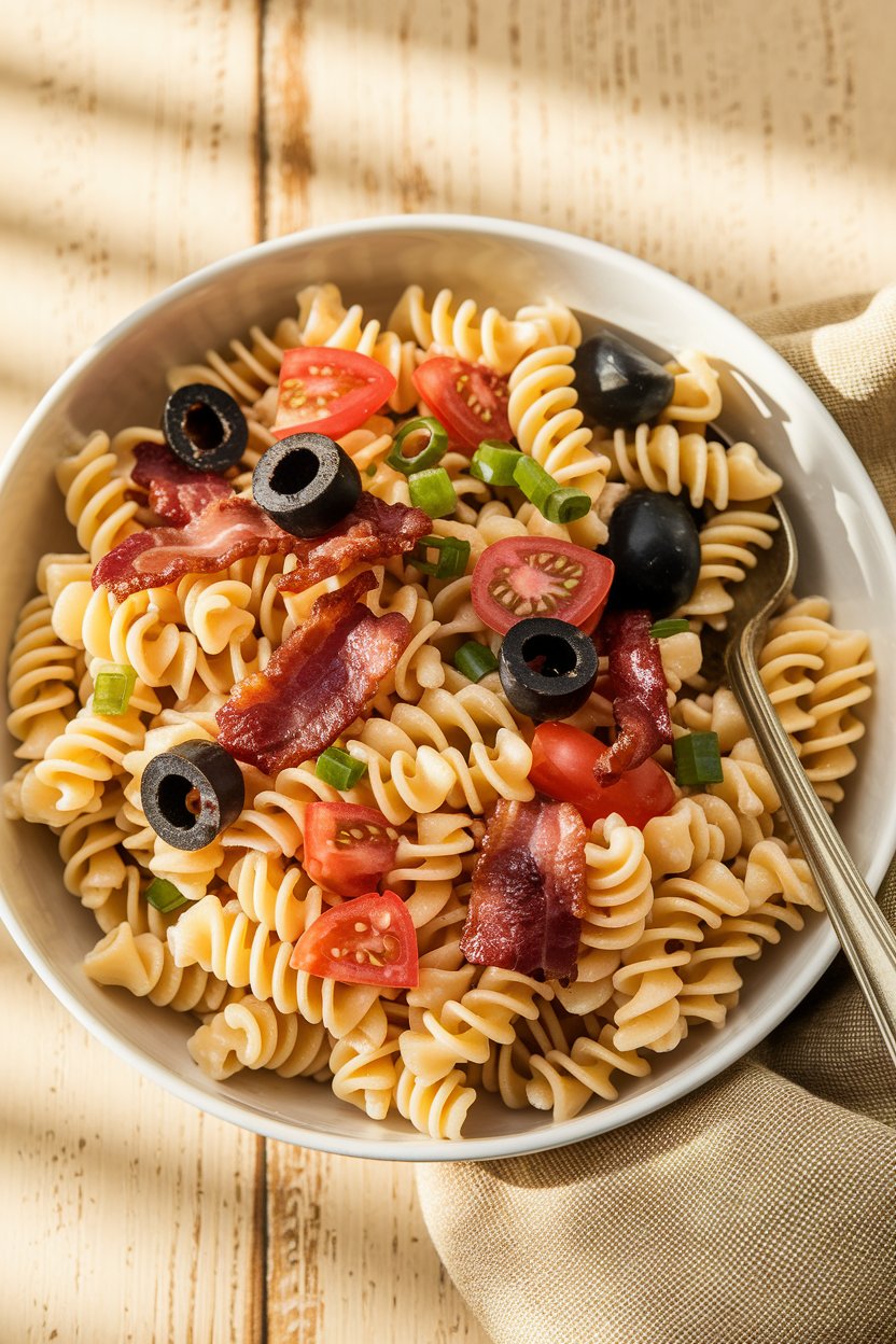 Bacon Ranch Pasta Salad