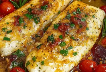 Mediterranean Baked Fish