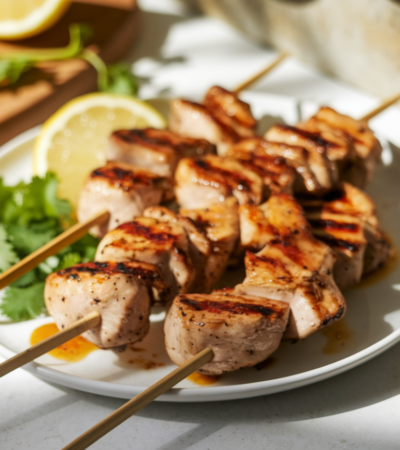 Lemon-Herb Chicken Skewers