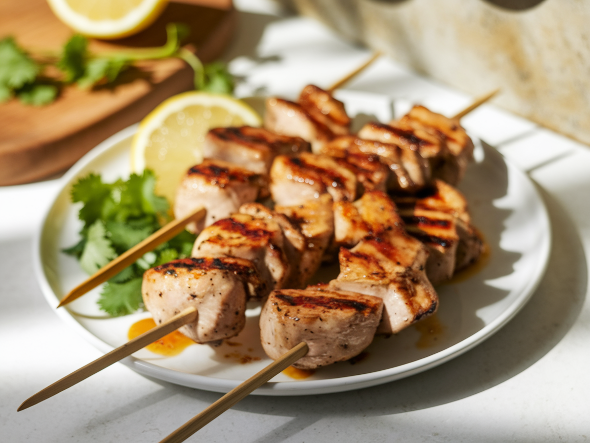 Lemon-Herb Chicken Skewers