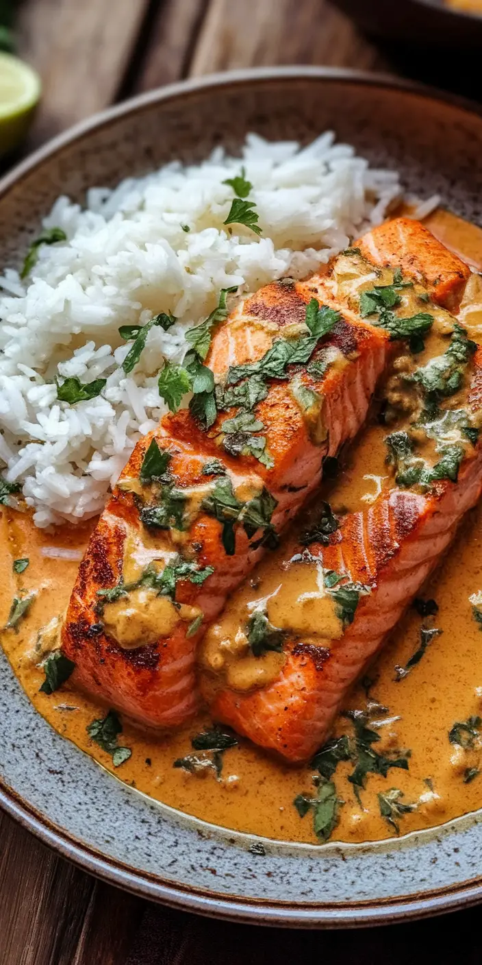 One-Pan Coconut Curry Salmon