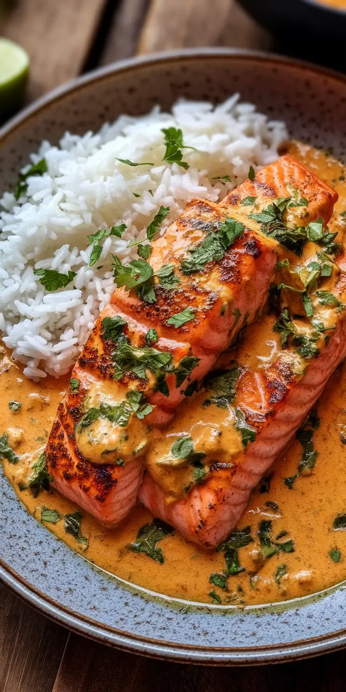 One-Pan Coconut Curry Salmon
