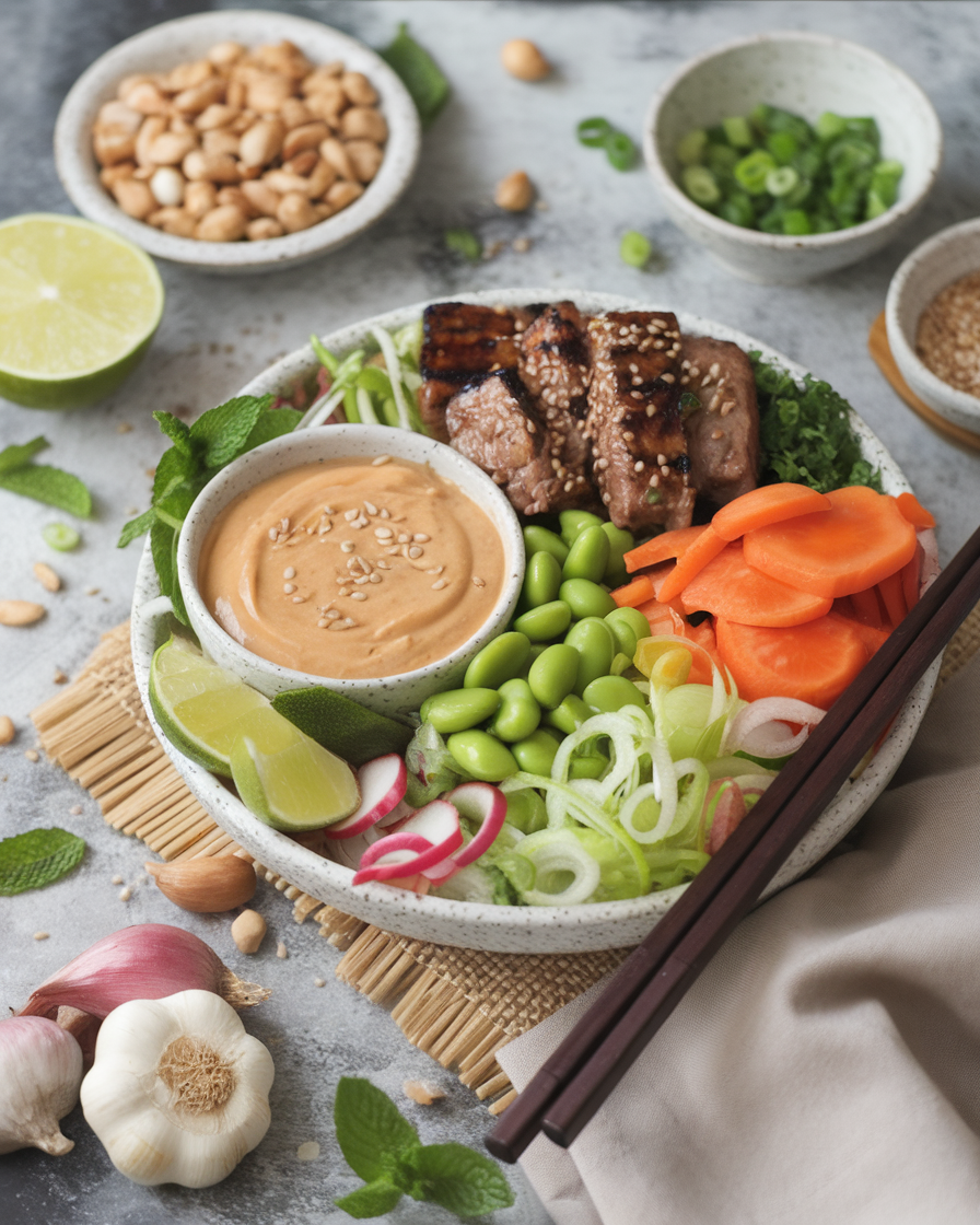Buddha Bowl with Tahini Dressing