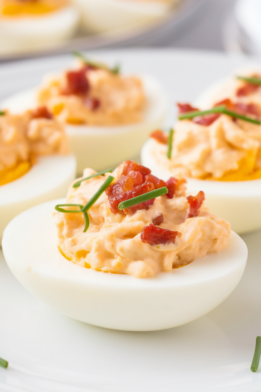 Deviled Eggs with Bacon