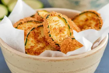 Crispy Baked Zucchini Chips