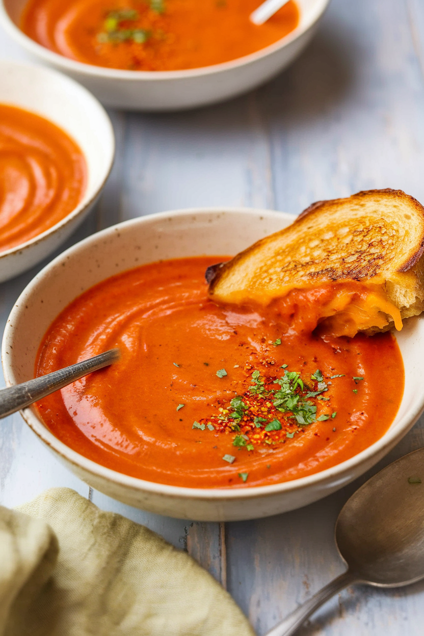 Cheese with Tomato Soup