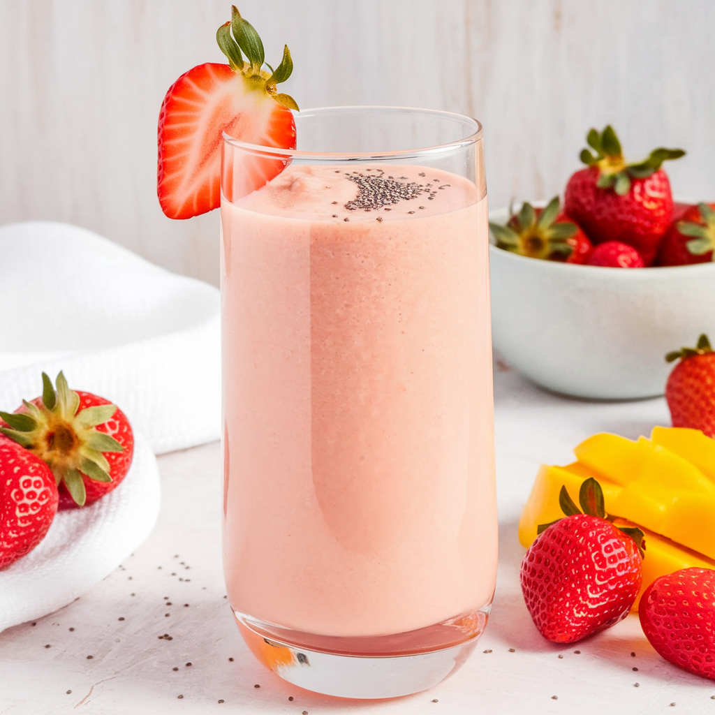 Strawberry Mango Smoothie Recipe
