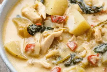 Comforting Chicken Soup with Potatoes
