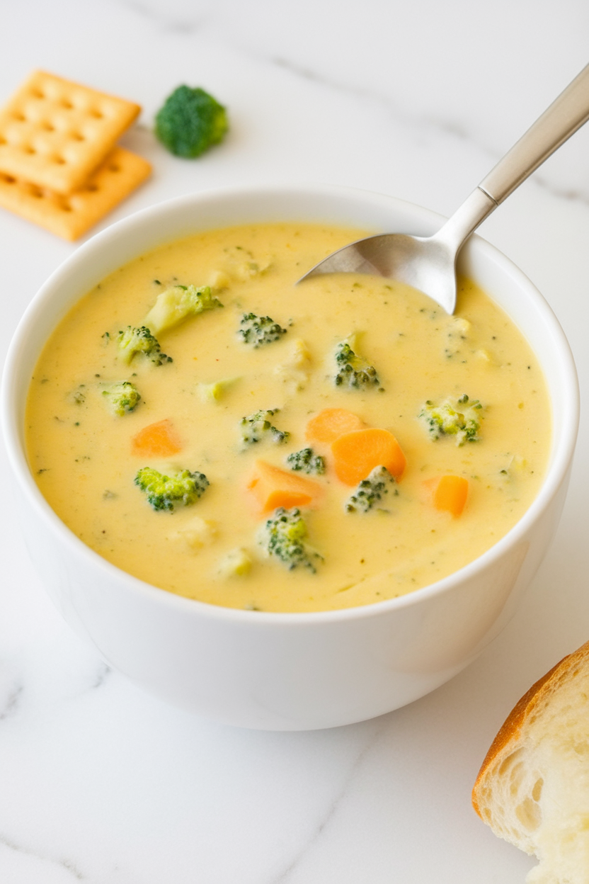Classic Broccoli Cheddar Soup