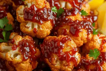 Glazed Baked Cauliflower