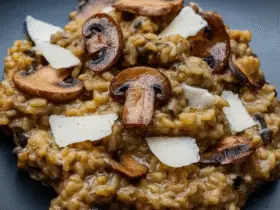 Rosemary Mushroom Risotto