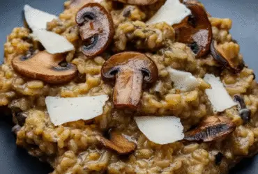 Rosemary Mushroom Risotto