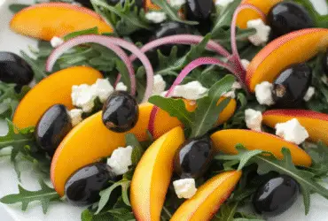 Peach Feta Salad Recipe