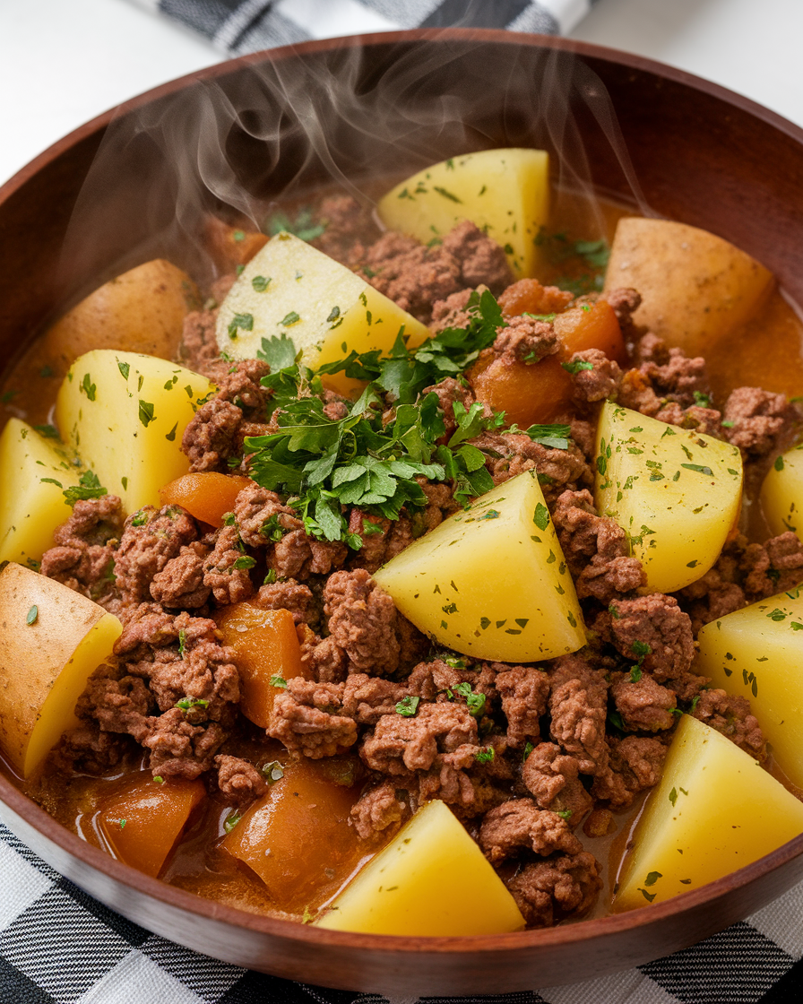 Ground Turkey and Potatoes Skillet