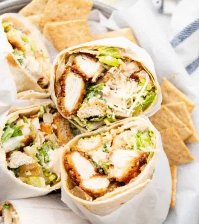 Chicken Caesar Wraps