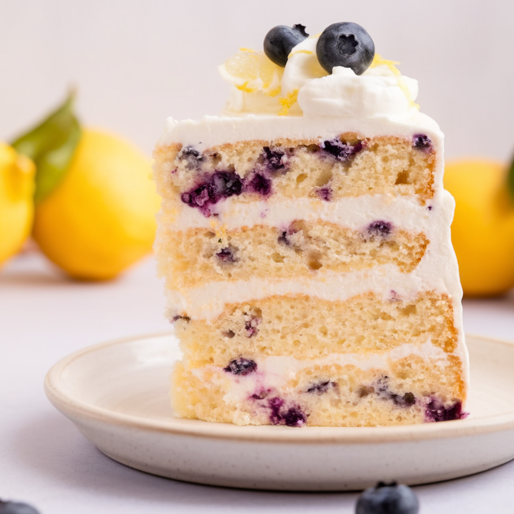 Lemon Blueberry Pound Cake