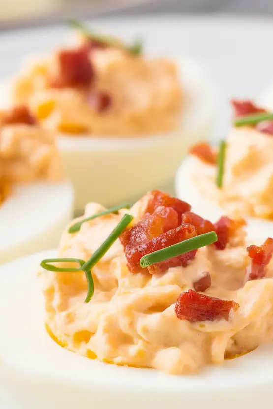 Deviled Eggs with Bacon