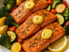Sheet Pan Salmon with Veggies