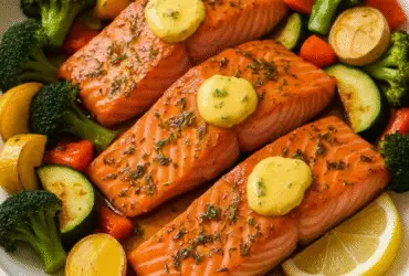 Sheet Pan Salmon with Veggies
