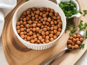 Crispy Spicy Roasted Chickpeas