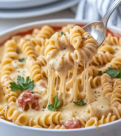 Creamy Chicken Alfredo Pasta Bake Recipe