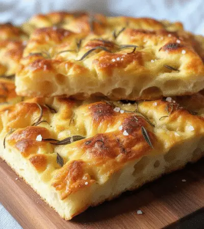 Garlic Parmesan Focaccia bread