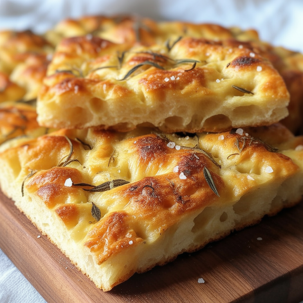 Garlic Parmesan Focaccia bread