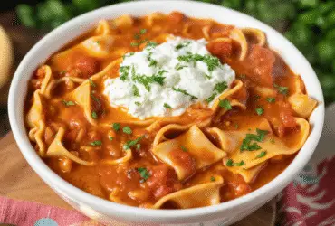 Crockpot Lasagna Soup