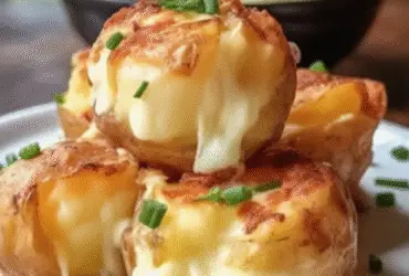 Cheesy Mashed Potato Puff Bites