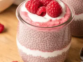 Raspberry Chia Pudding