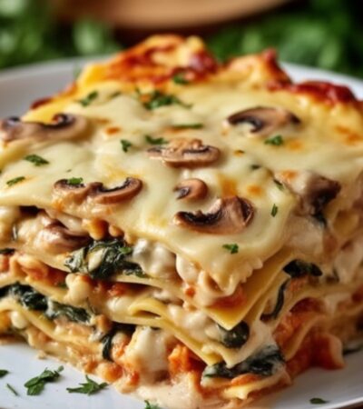 Mushroom and Spinach Lasagna